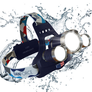 DanForce Bold-s LED Rechargeable Headlamp- 1080 Lumens
