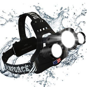 DanForce Bold-s LED Rechargeable Headlamp- 1080 Lumens